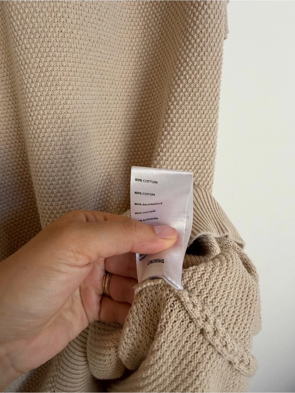Free People Beach Hailee Sweater Dress in Au Lait Size Medium